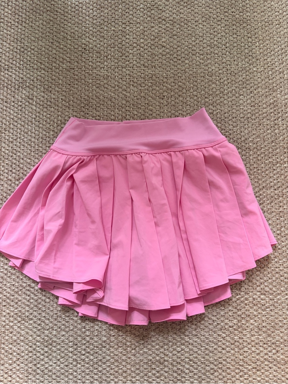 aerie Pink Pleated Athletic Shorts